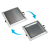 Odpływ liniowy Balneo SQ-DRAIN 15x15 stal nierdzewna
